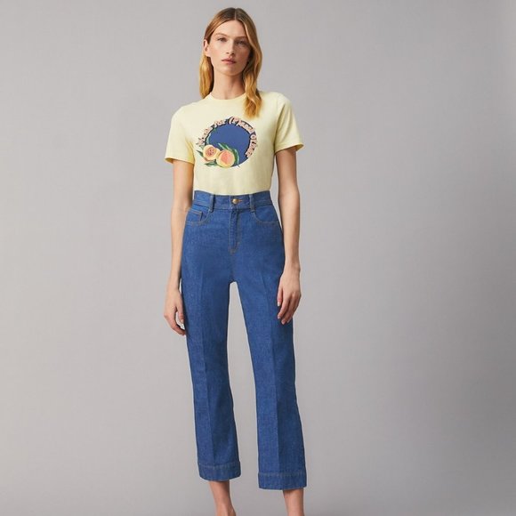 Tory Burch Denim - NWT Tory Burch Flared Denim Pant